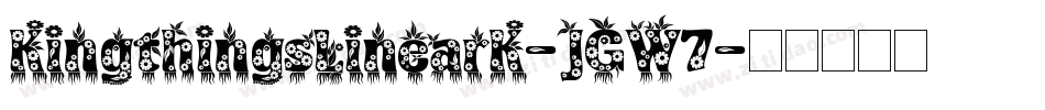 KingthingsLinearK-JGW7字体转换
