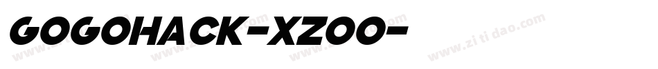 GogoHack-Xzoo字体转换