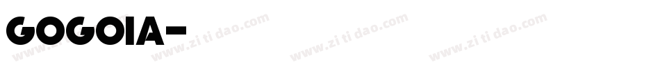 gogoia字体转换