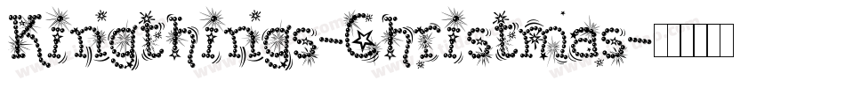 Kingthings-Christmas字体转换