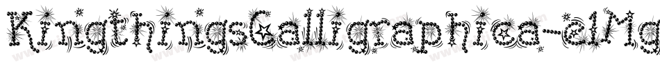 KingthingsCalligraphica-e1Mg字体转换
