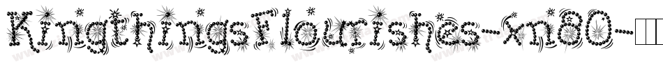 KingthingsFlourishes-xn80字体转换