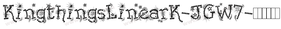 KingthingsLinearK-JGW7字体转换