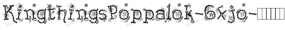 KingthingsPoppalok-6xjo字体转换
