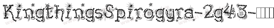 KingthingsSpirogyra-2g43字体转换
