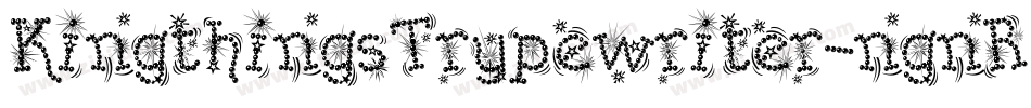 KingthingsTrypewriter-ngnR字体转换