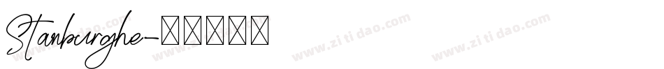 Stanburghe字体转换