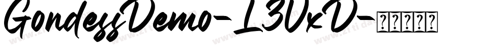 GondessDemo-L3VxD字体转换