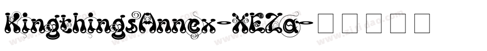 KingthingsAnnex-XEZa字体转换
