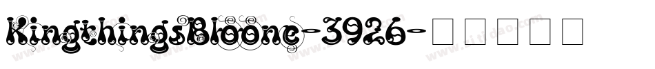 KingthingsBloone-3926字体转换