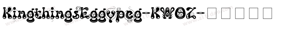 KingthingsEggypeg-KWOZ字体转换 KingthingsEggypeg-KWOZ字体转换