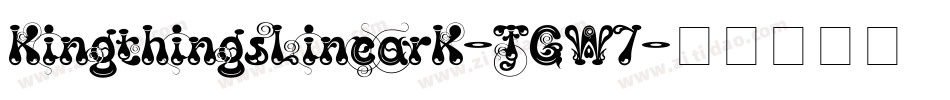 KingthingsLinearK-JGW7字体转换