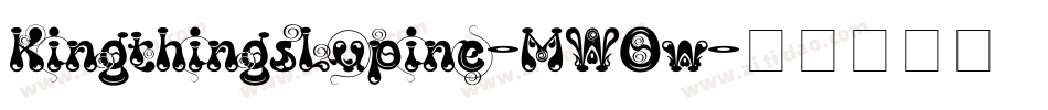 KingthingsLupine-MWOw字体转换