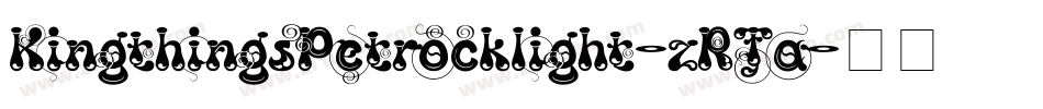 KingthingsPetrocklight-zRJa字体转换