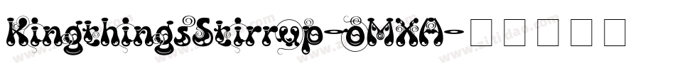 KingthingsStirrup-oMXA字体转换