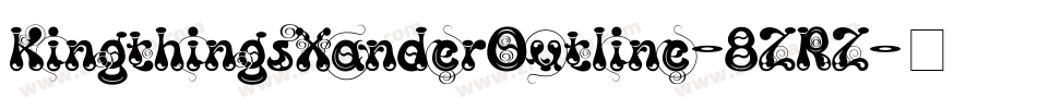 KingthingsXanderOutline-8ZRZ字体转换