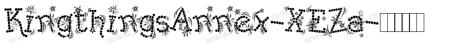 KingthingsAnnex-XEZa字体转换