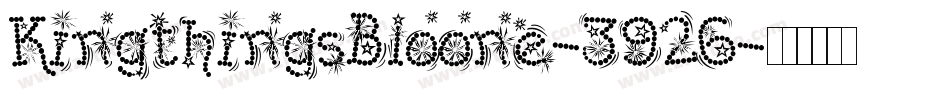 KingthingsBloone-3926字体转换