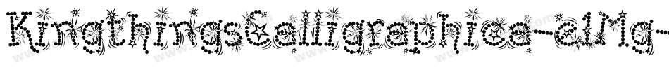KingthingsCalligraphica-e1Mg字体转换