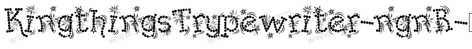 KingthingsTrypewriter-ngnR字体转换