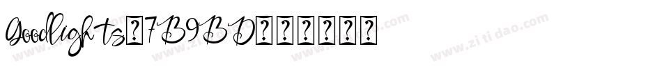 Goodlights-7B9BD字体转换