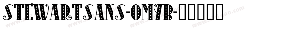 StewartSans-oMyB字体转换