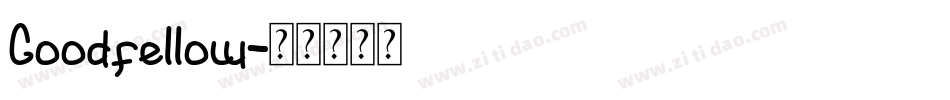 Goodfellow字体转换
