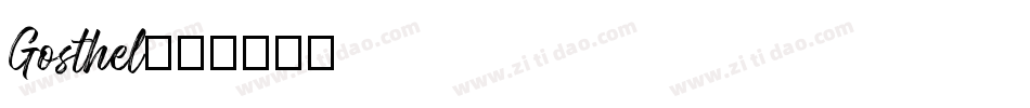 Gosthel字体转换