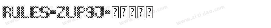 Rules-ZVp9J字体转换