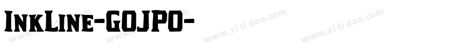 InkLine-GOJPO字体转换