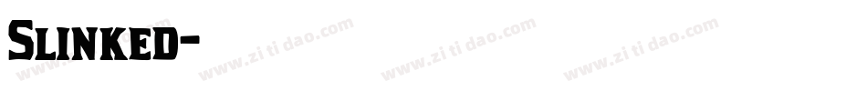 Slinked字体转换
