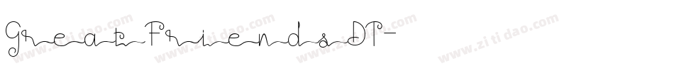 GreatFriendsDT字体转换
