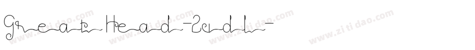 GreatHead-2vdl字体转换