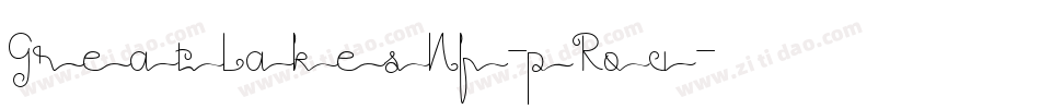GreatLakesNf-pRov字体转换