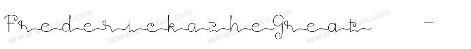 FrederickatheGreat转换器字体转换