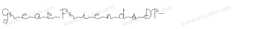 GreatFriendsDT字体转换