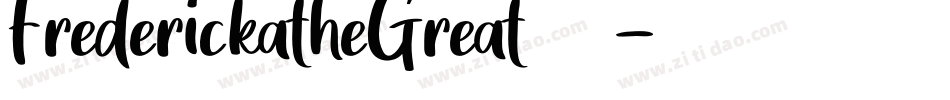 FrederickatheGreat转换器字体转换