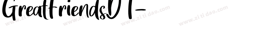 GreatFriendsDT字体转换