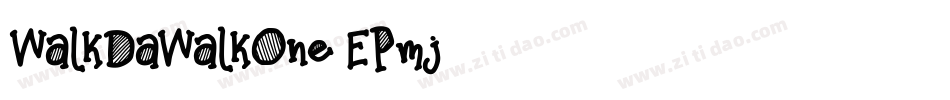 WalkDaWalkOne-EPmj字体转换