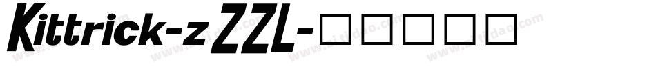 Kittrick-zZZL字体转换