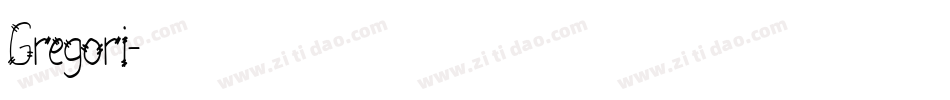 Gregori字体转换