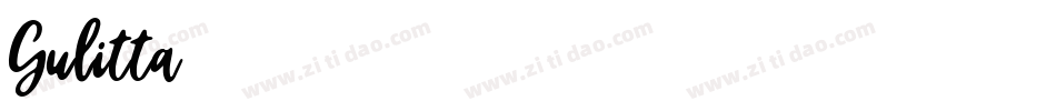 Gulitta字体转换