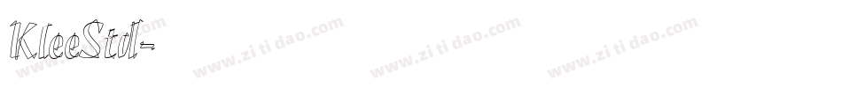 KleeStd字体转换