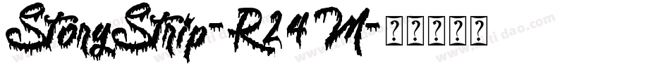 StoryStrip-R24M字体转换