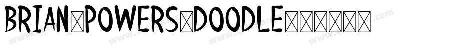 Brian-powers-Doodle字体转换