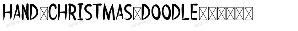 Hand-Christmas-Doodle字体转换