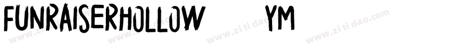 FunRaiserHollow-11yM字体转换
