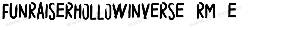 FunRaiserHollowInverse-RM8e字体转换