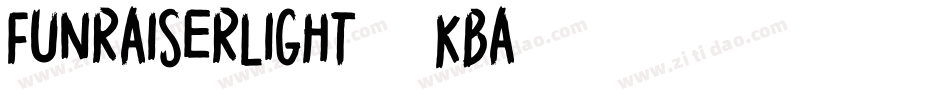 FunRaiserLight-8KBA字体转换