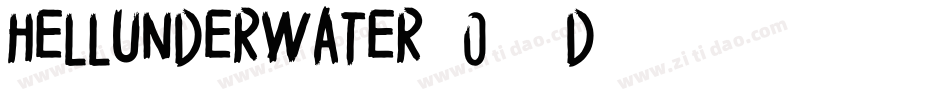 HellUnderwater-O88d字体转换